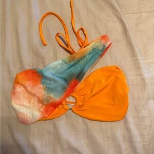 Colorful Tie-Dye Bikini/Crop Top